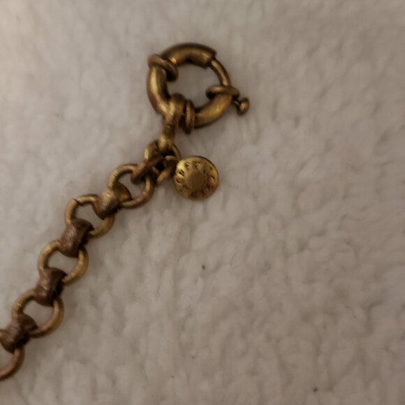 Vintage 90'S J Crew Fan Shape Necklace - Picture 5 of 6